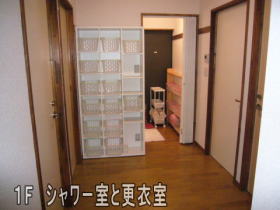 1階のシャワー室
